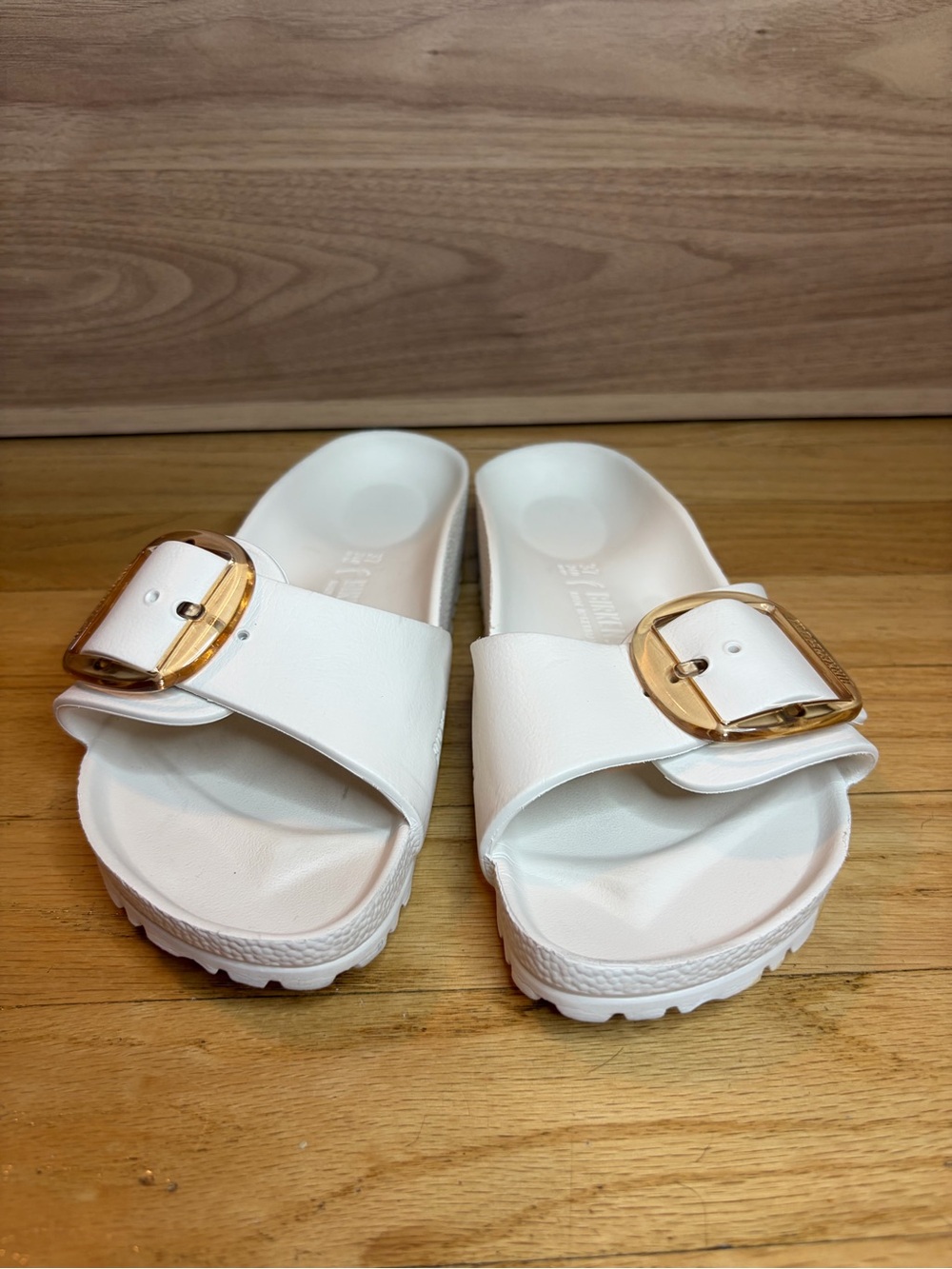 Birkenstock Madrid Big Buckle Eva White Sandals - Size 37 - Picture 3 of 8